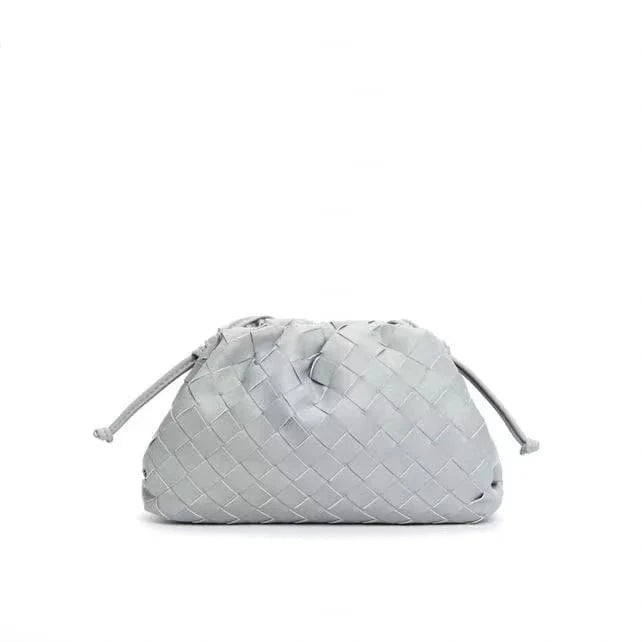 L / Gray Trend 2024  Lightweight Woven Purses Clutch Designer Handbags Collection Ladies Luxury Bags Top Quality Dumpling Cloud Bag Jodie