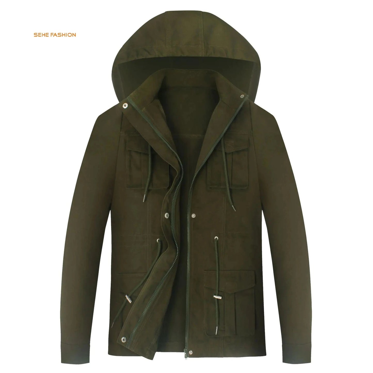 L / pic 1 91110-MX30 Wholesale Direct Sales Casual Going Out Leisure Hooded Style Jacket Apparel For Women Sehe Fashion