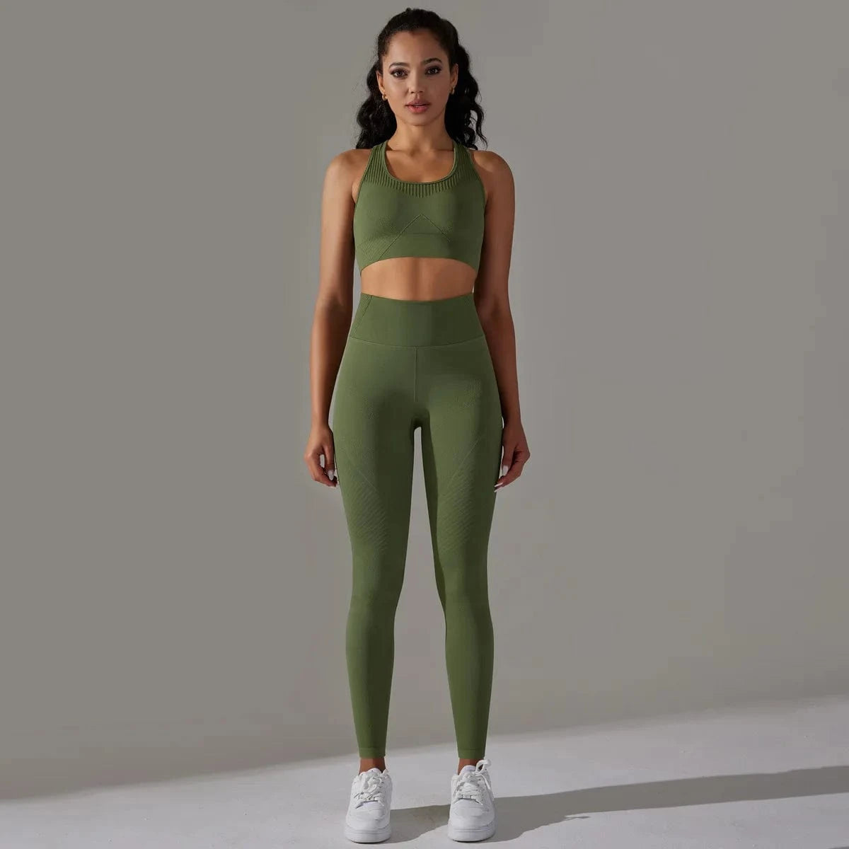 L / YSKF6623Y8 BESTWAYCLOX 2024 Wholesale New Seamless Yoga Suits Long sleeve Women Gym Fitness Sets Yoga Sets Outfit Sport wear ready to ship