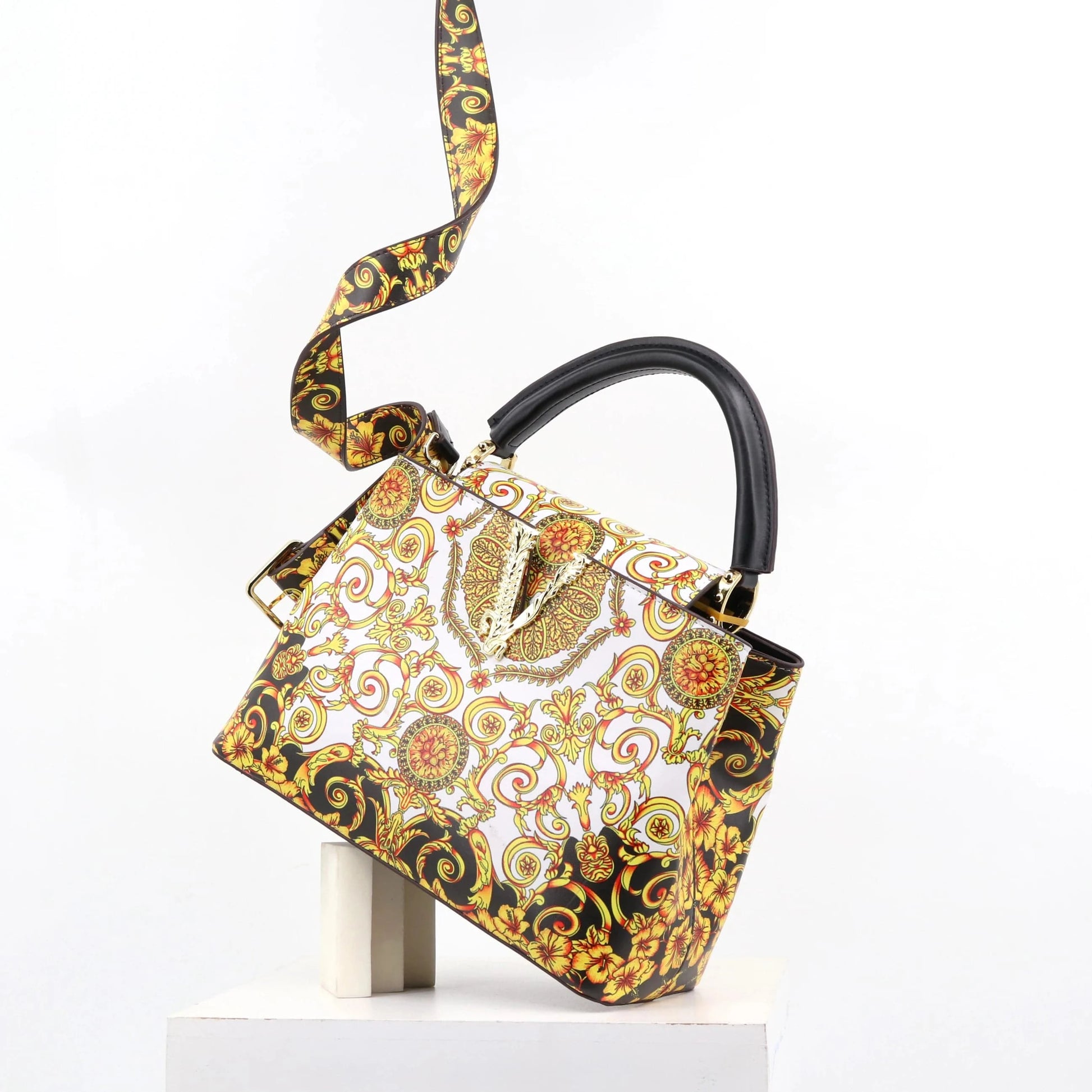 L28*W13*H21*HANDLE 11CM / Golden vine 8322 Super product 2024 newest designer handbag for women color full printing ladies bag quality single shoulder bag supplier 29 cm
