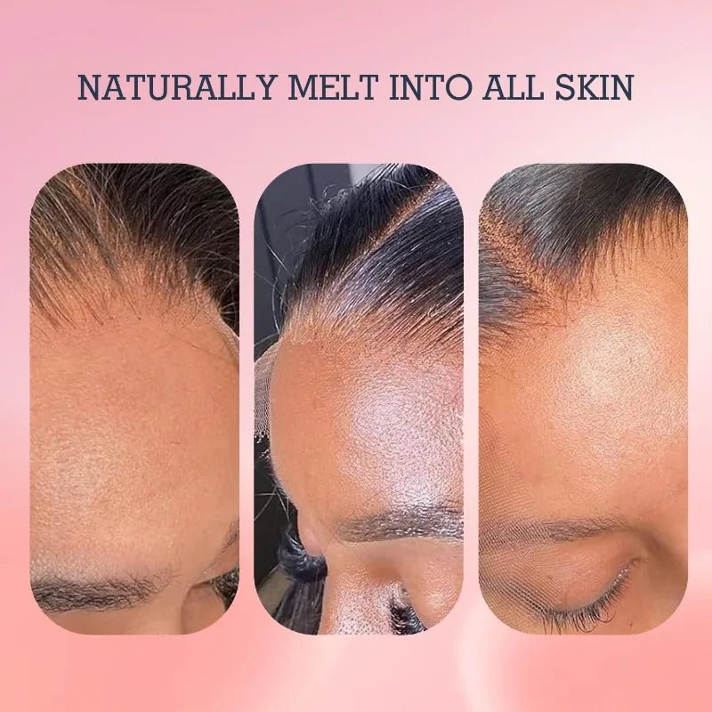Lace Closure + Bleached Knots + Natural Color Straight Remy Brazilian Hair 8 To 22 Inches - SN Wigs & More
