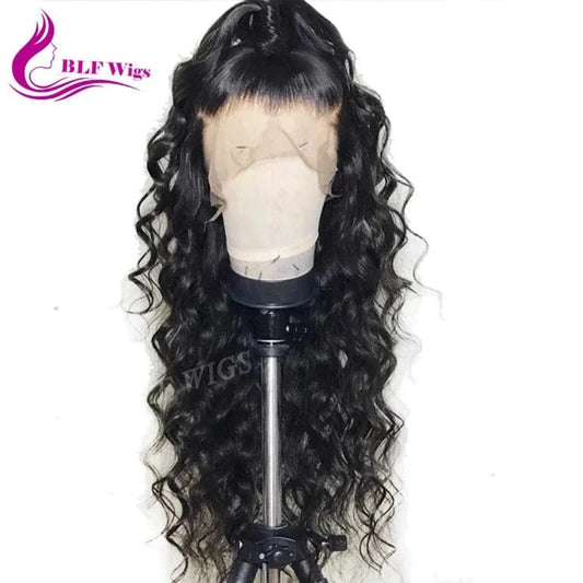 Lace Front Wig Brazilian Human Hair Natural Hair French Curly Hand Tied Swiss Lace 13x6 Deep Part Lace Front Wig