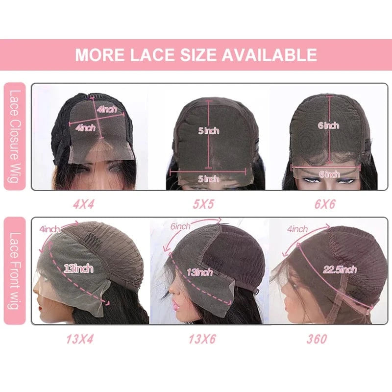 Lace Size / 10-40 inch send inquiry for factory price 13x6 Body Wave Lace Front Wigs Pre Plucked 180% Density Transparent Lace Frontal Wig Human Hair for Black Women With Baby Hair