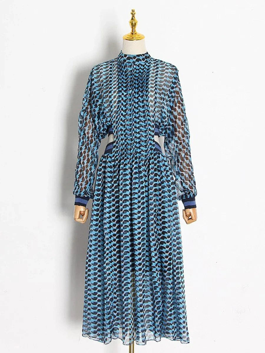 Ladies casual long dresses party midi dress casual women clothing chiffon new style designs 2024