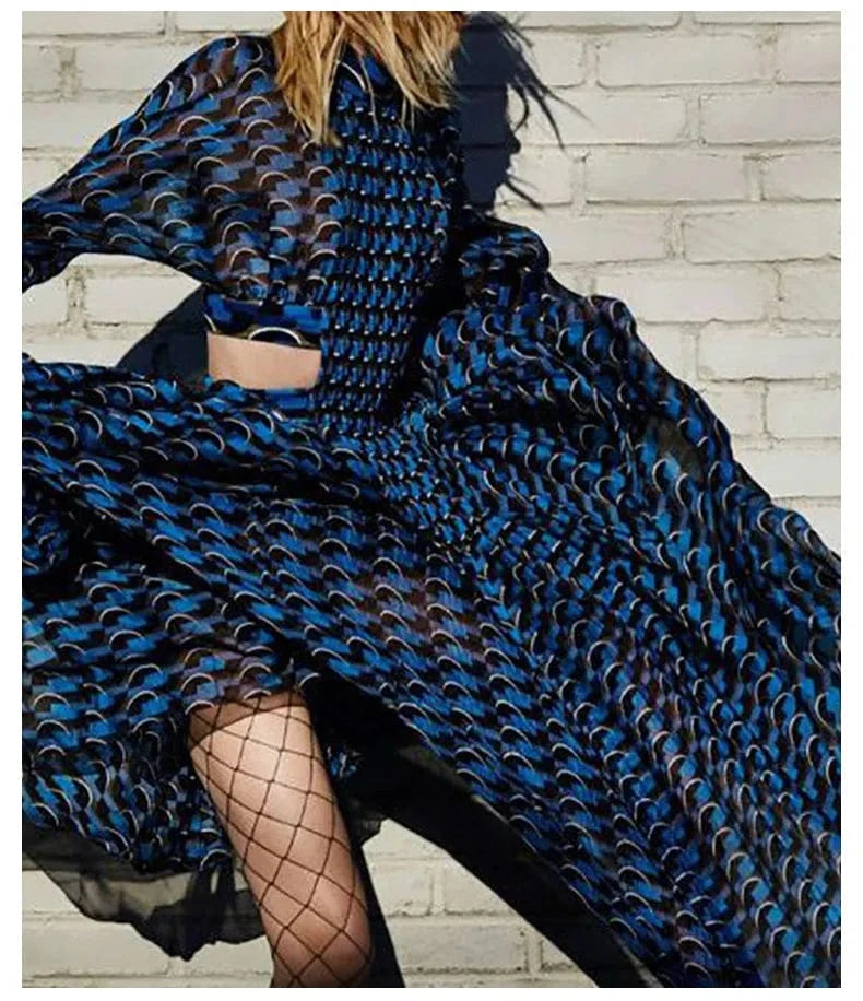 Ladies casual long dresses party midi dress casual women clothing chiffon new style designs 2024