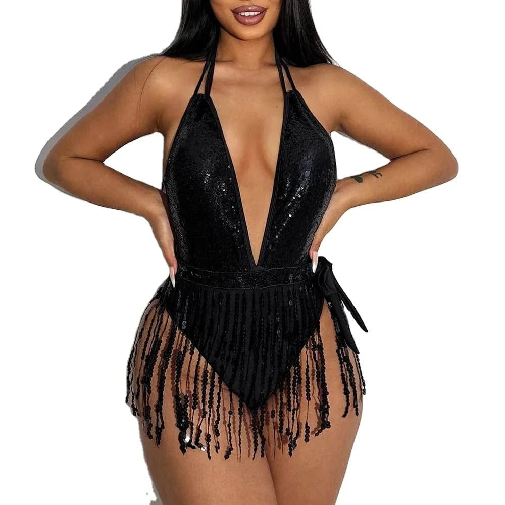 Ladies sexy mature beachwear high waist fashion show swimsuits for women 2024