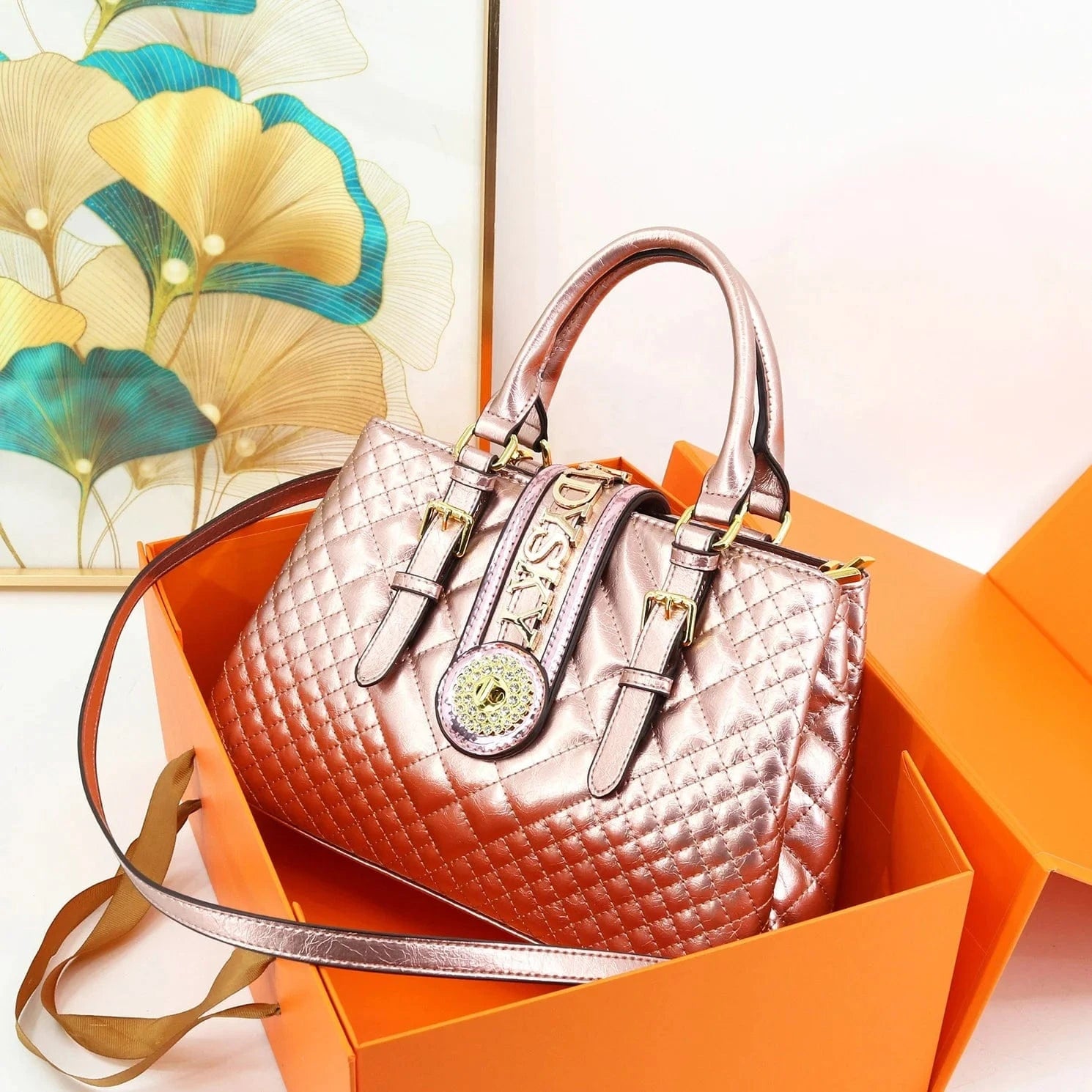 Ladysky 2024  newest fashion ladies handbag quality super fiber designer bags for women large capacity female hand bag factory 3