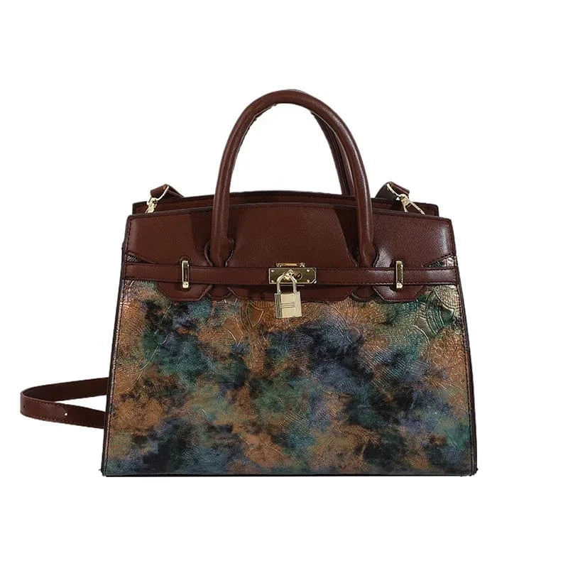 lan 2025 Trendy Embossed PU Crossbody Bag - Women's Fashion Handbag