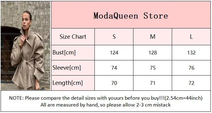 Lapel Lace Up Jacket With Long Sleeves Autumn Daily Commute Style - SN Wigs & More