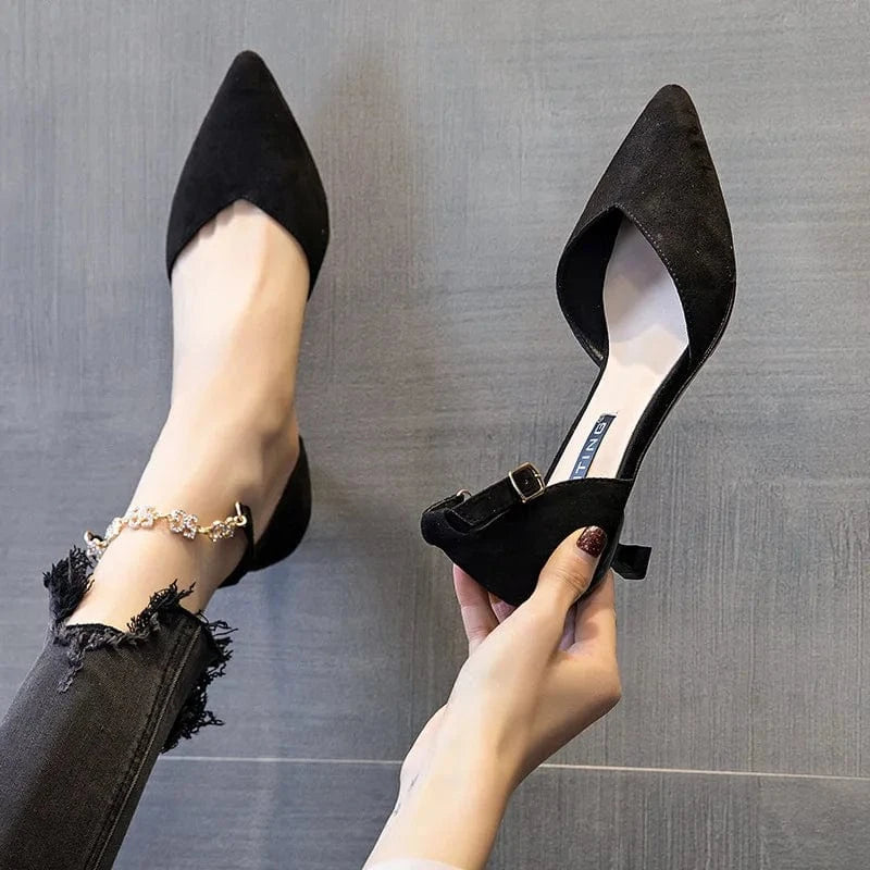 Large Size Women Kitten Heels Dress Shoes Ladies Casual Summer High Heeled Sandals