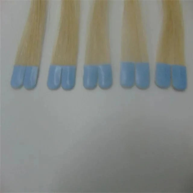 Large Stock 100% European remy Double Drawn Hair Tape Hair Extension Adhesive Tape In Human Hair Extension