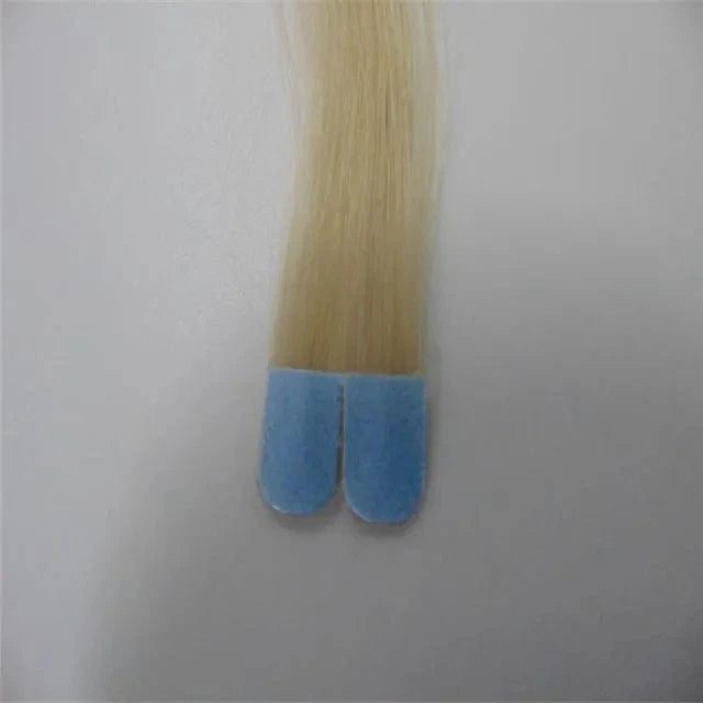 Large Stock 100% European remy Double Drawn Hair Tape Hair Extension Adhesive Tape In Human Hair Extension