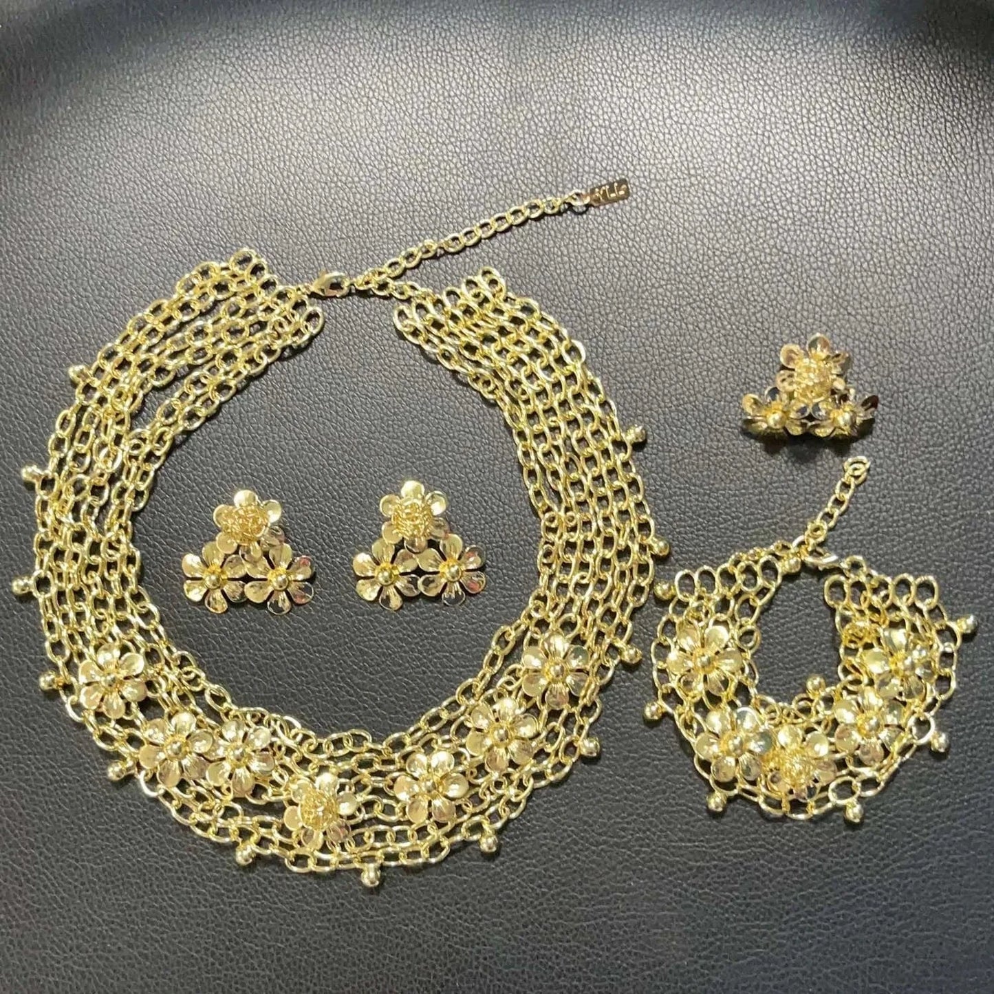 Latest Hot Sale Popular Wedding Party Gift Birthday Brasil Dubai Jewels Gold Plated necklace bracelet earrings ring jewelry