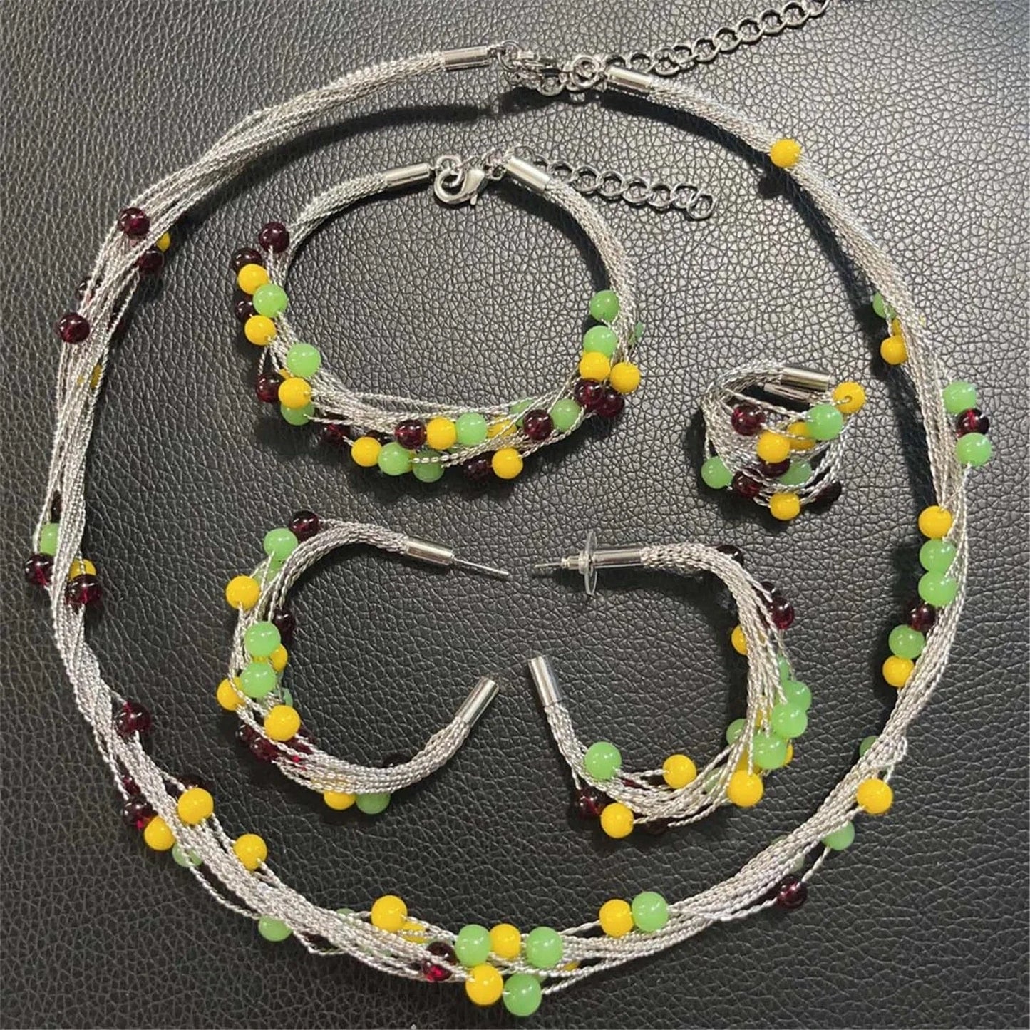 Latest Hot Sale Popular Wedding Party Gift Birthday Brasil Dubai Jewels Gold Plated necklace bracelet earrings ring jewelry