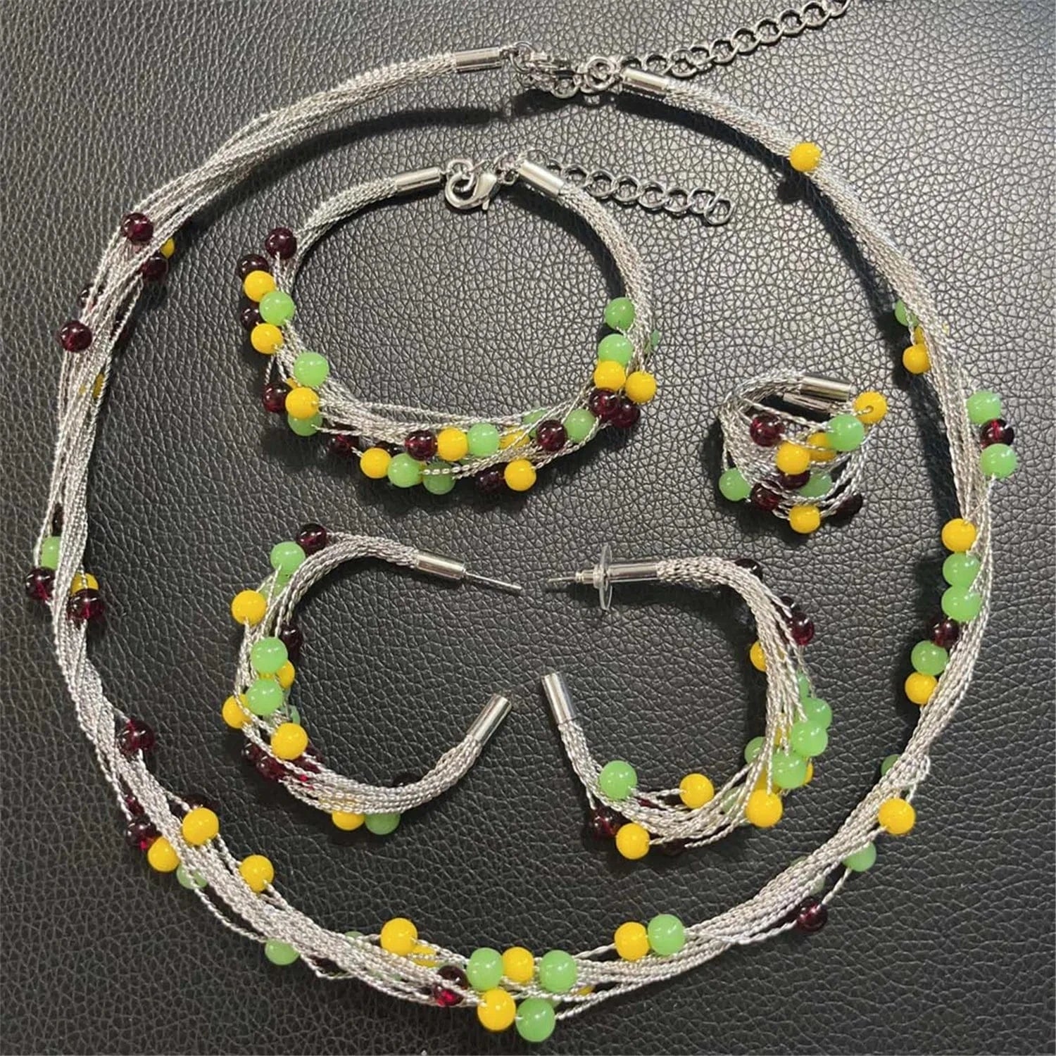 Latest Hot Sale Popular Wedding Party Gift Birthday Brasil Dubai Jewels Gold Plated necklace bracelet earrings ring jewelry