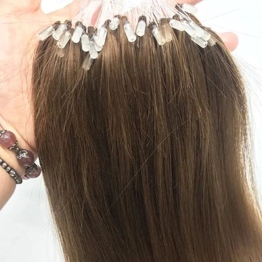 Latest invention Hair Extension H6 feather Hair extension invisible and comfortable full Cuticle Aligned human Hair