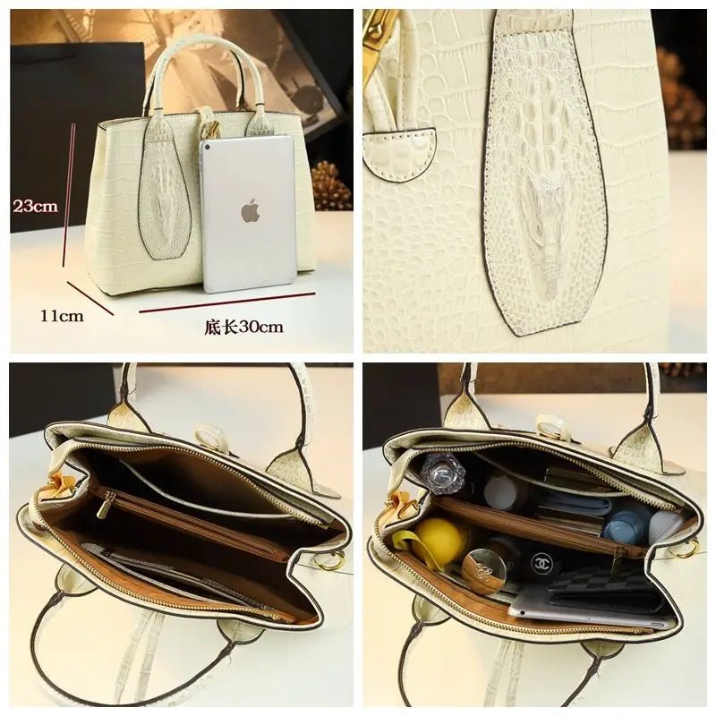 Leather Handbag 2025 New Large Capacity Fashion Shoulder Cross - body Bags for Women Sac À Main Femme - SN Wigs & More