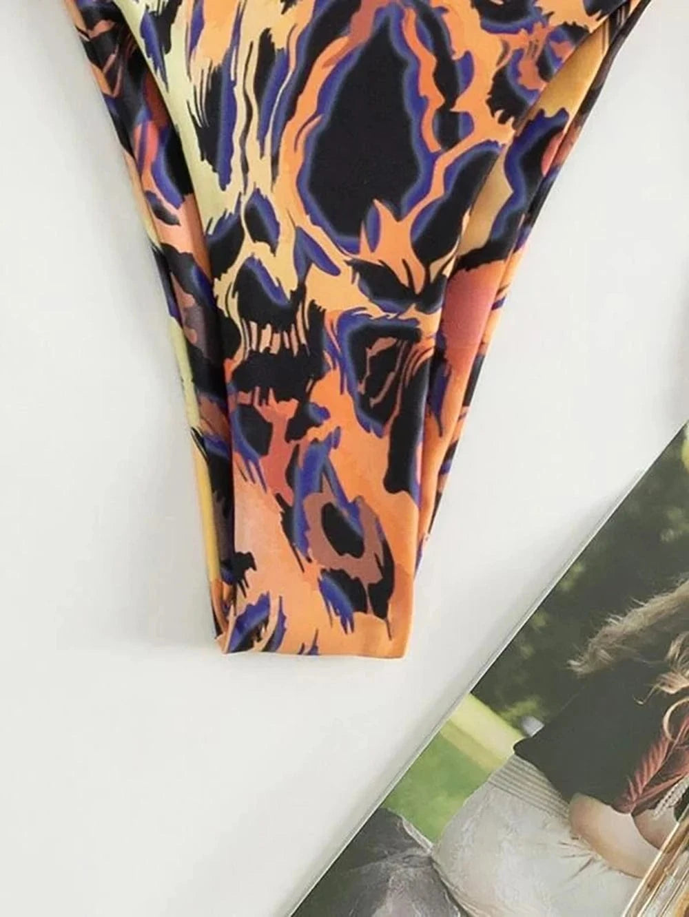 Leopard Print Swimwear Sexy Bikini 3 Pieces Swimsuit Hot Sexy Bikini Young Girl Swimwear Thong Bikini Sets 2024 Swimsuits