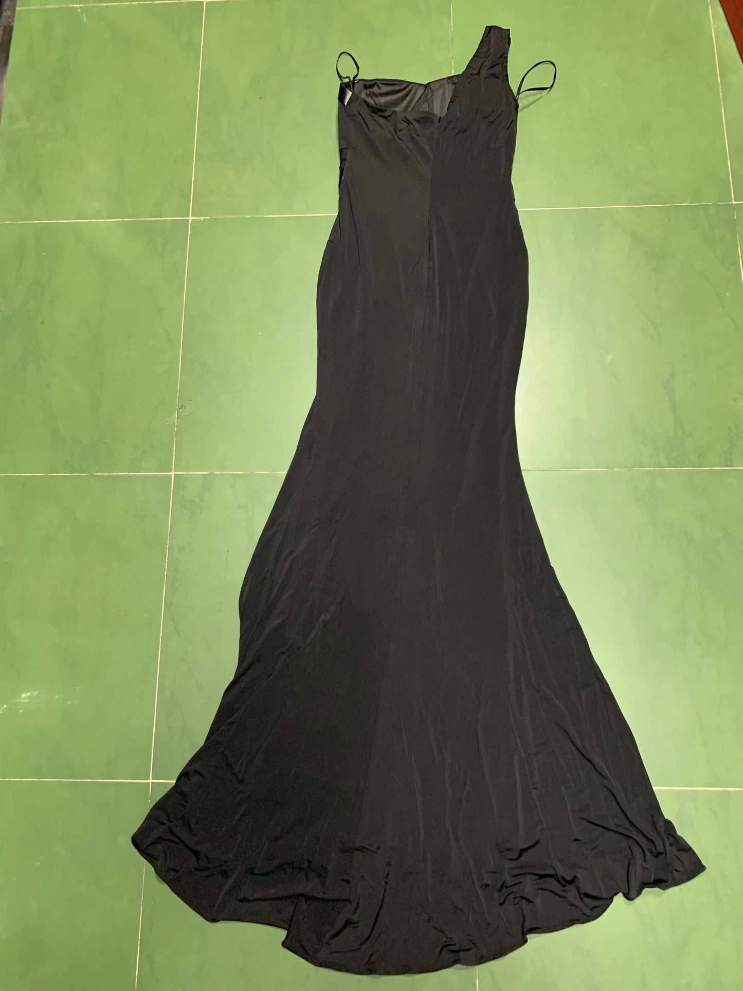 LF318 Luxury One Shoulder Sleeveless Black Mermaid Prom Dress Sexy Slit Ladies Long Party Wear Gowns Women Evening Dress