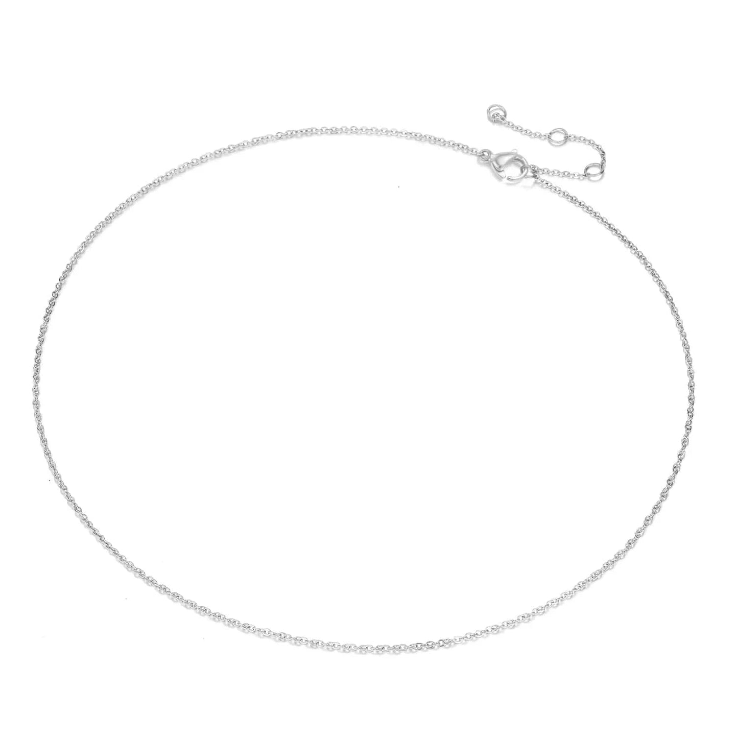 Link chain-Silver Wholesale best selling women  jewelry female stainless steel ball link chain necklaces collares de mujer
