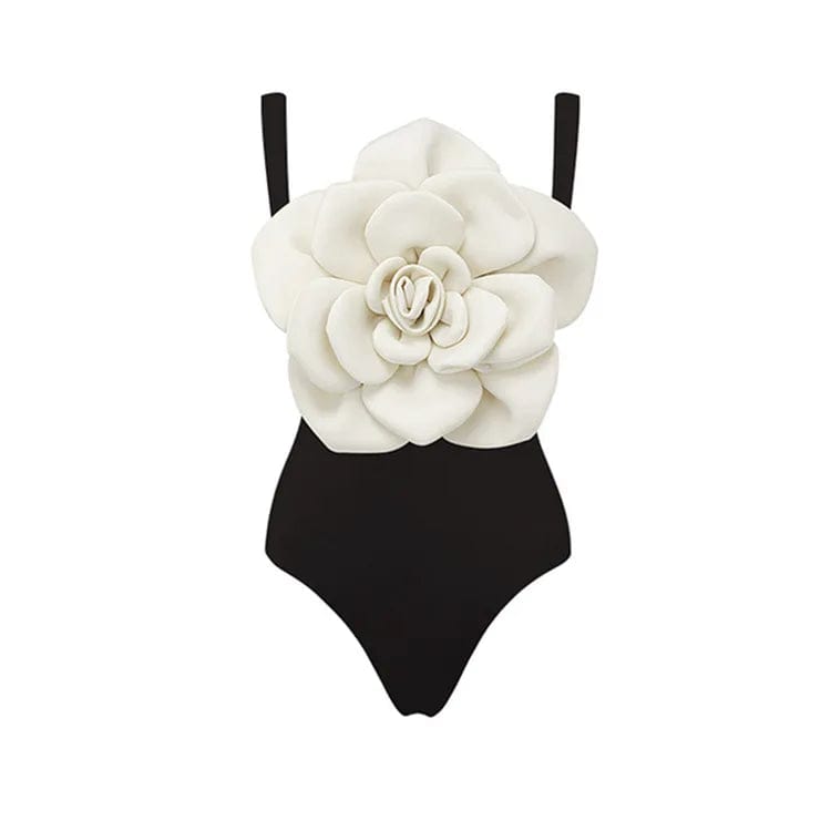 Liu Ming Hot Selling Fashion 2024 Sexy Women Swimwear 3D Flower One Piece Swimsuit Skirt Bikinis Set Beachwear Bathing Suit