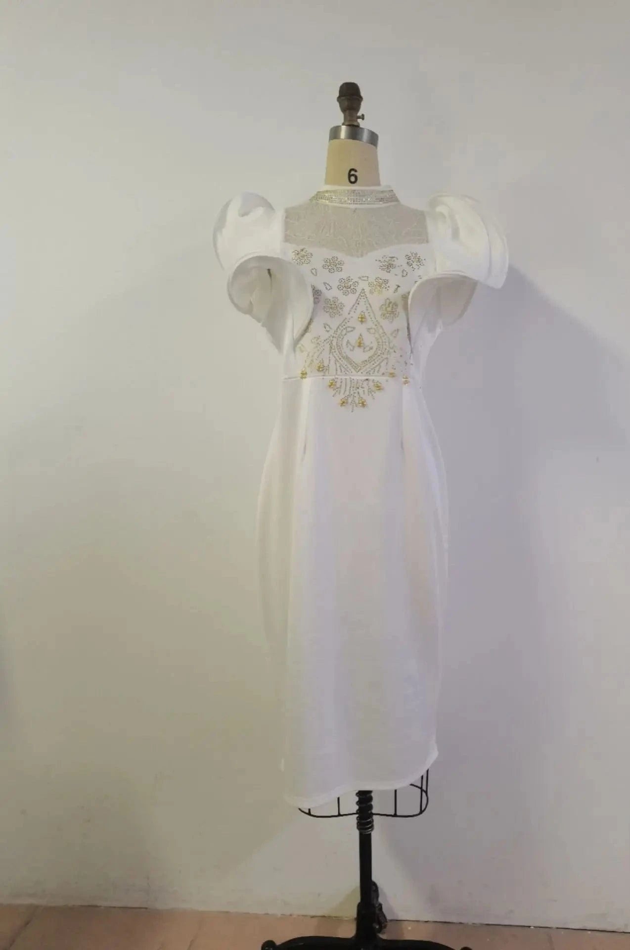 Liu Ming Hot Selling Summer Fashion 2024 Trends Elegant African Women Sleeveless Polyester White Knee Length Dress