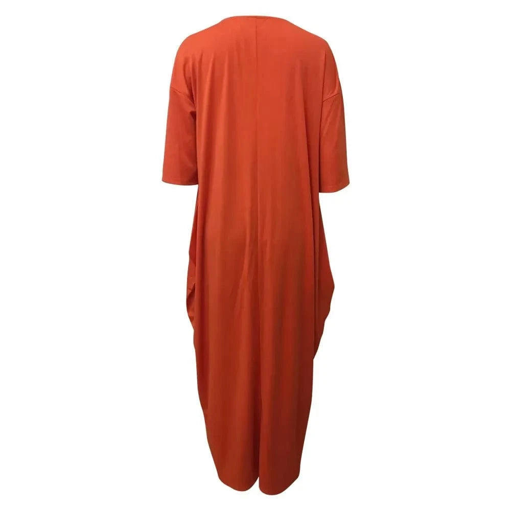 Liu Ming New Arrivals Autumn 2024 Women Casual Printing Loose Long Split Top Wide Leg Pants 2 Piece Suit