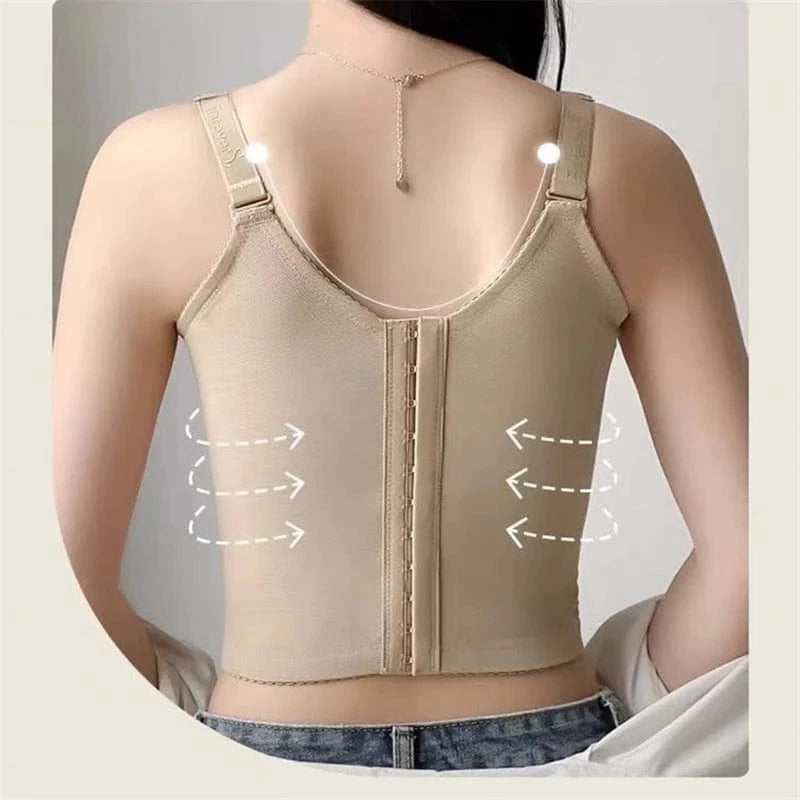 Longline Wireless Expandable Cup Bra Women's Thin Sexy Underwear Soft Gathered Intimates Bralette Push Up Breathable Brassiere