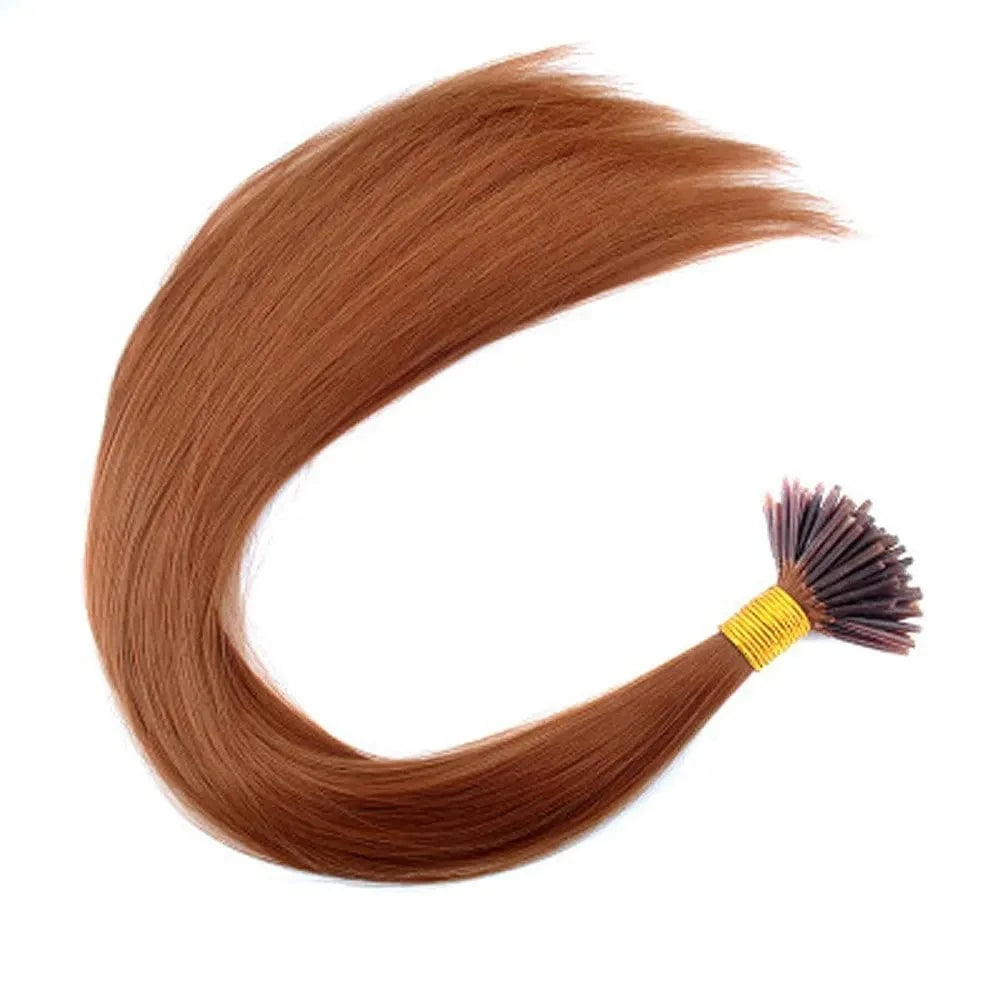 Lot 20'' 100s Mixed Rainbow Cosplay  Heat Resistant Synthetic I Tip Hair Extensions Purple Color for Party