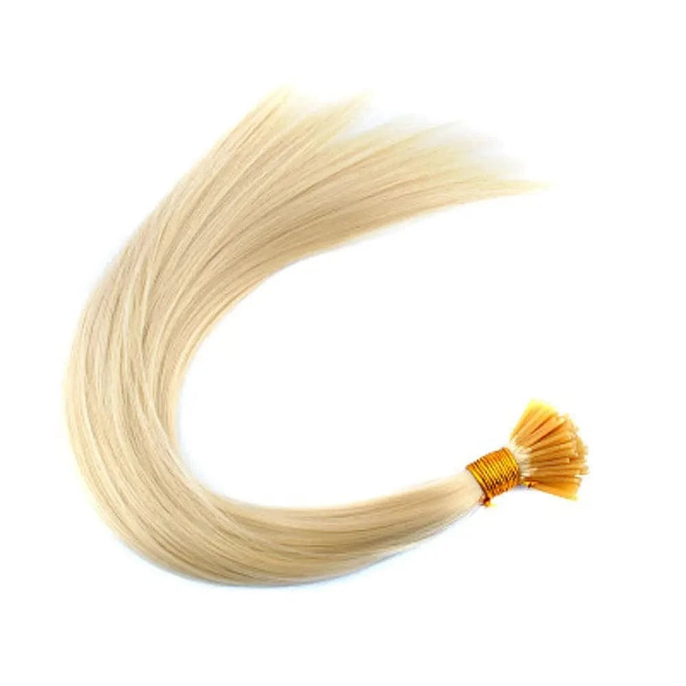 Lot 20'' 100s Mixed Rainbow Cosplay  Heat Resistant Synthetic I Tip Hair Extensions Purple Color for Party
