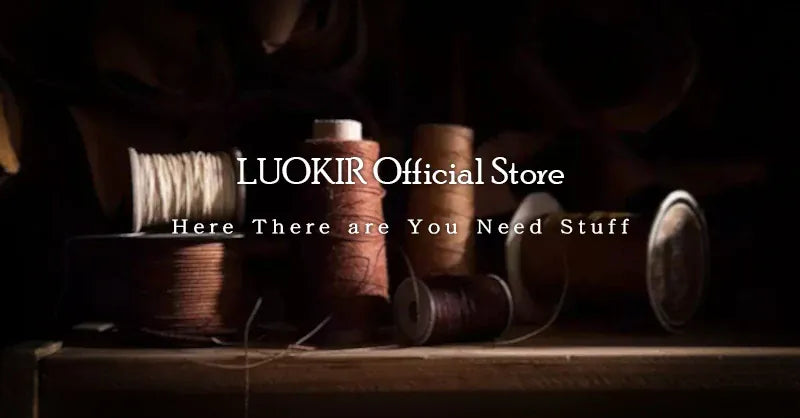 LUOKIR Men's Genuine Leather Coin Purse Simple Vintage Small Card Bag Women's Cowhide Wallet Keys Money Drawstring Storage Bags