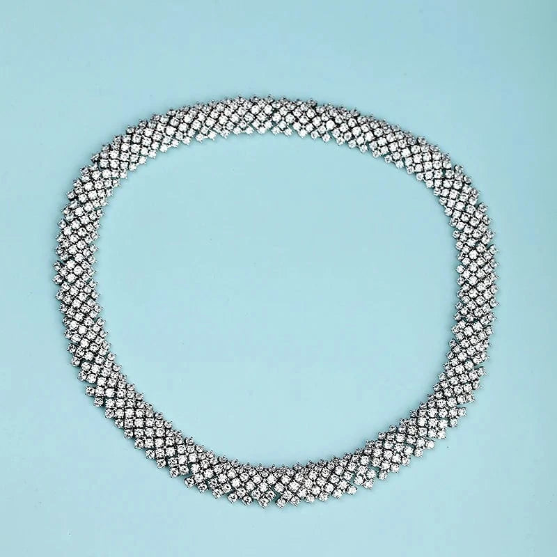 LUOTEEM New Free Shipping Gorgeous Zircon Bridal Jewelry Sets Wedding Jewelry Accessories Necklace Earrings for Women Party