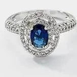 LUOTEEMI Wholesale New Arrival Fashion Women Luxury Wedding Engagement Bridal Oval Cubic Zirconia Ring