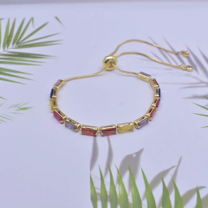 Luxurious Crystal Bracelet Women Adjustable Charm Personalized Gift Luxury Quality 18K Gold Plated Fashion Jewelry
