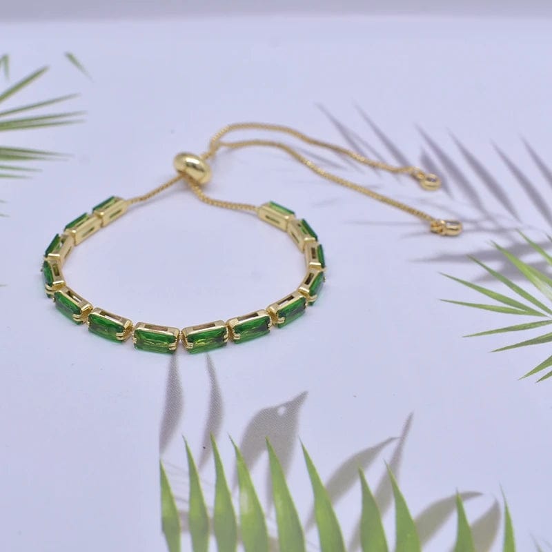 Luxurious Crystal Bracelet Women Adjustable Charm Personalized Gift Luxury Quality 18K Gold Plated Fashion Jewelry