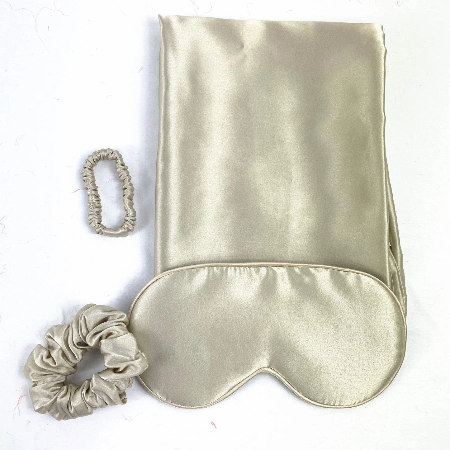 Luxurious Silk Pillowcase and Eye Mask Set
