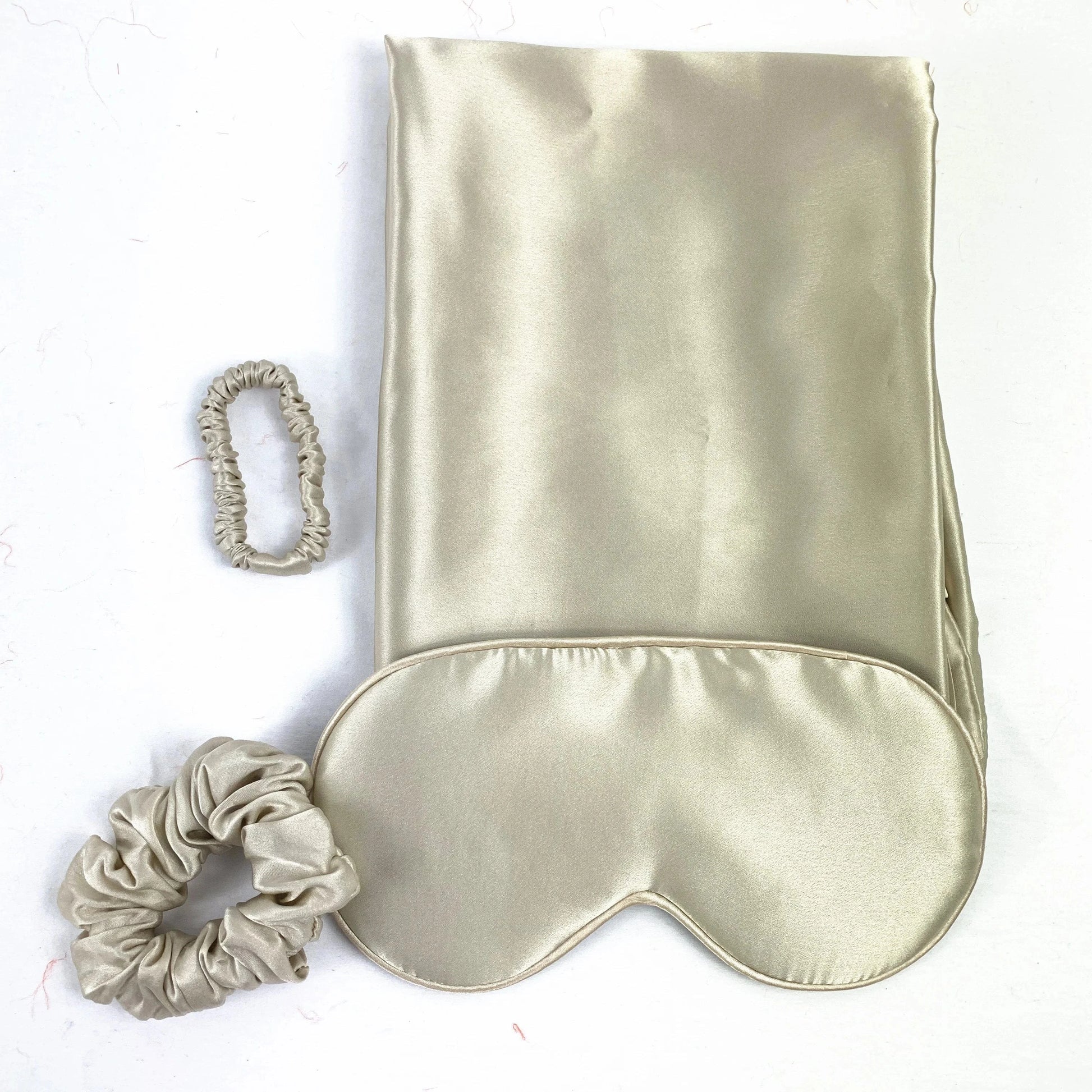 Luxurious Silk Pillowcase and Eye Mask Set