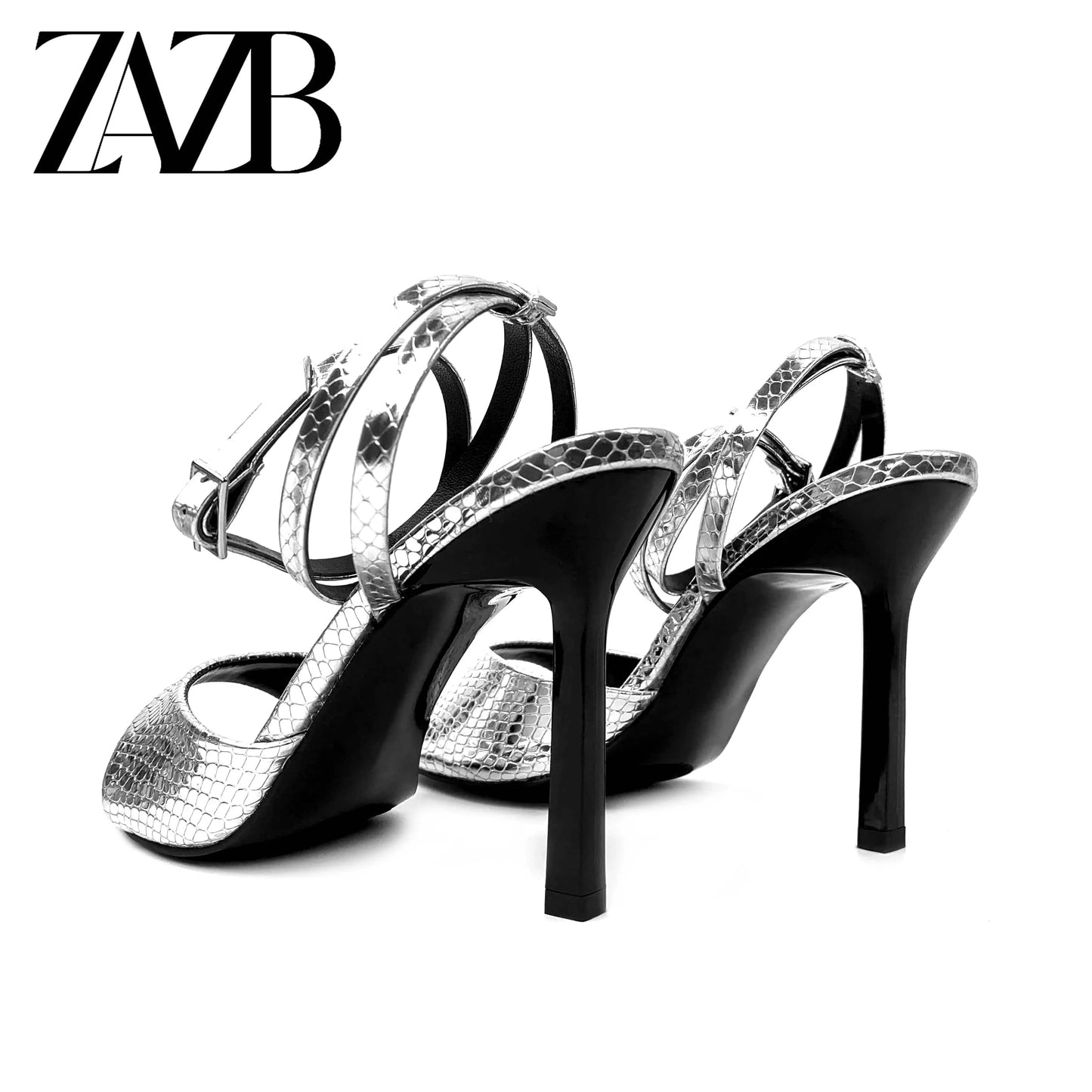 Luxury  custom solid color designer shoes sandals for women and ladies high heels slippers femmes fashion