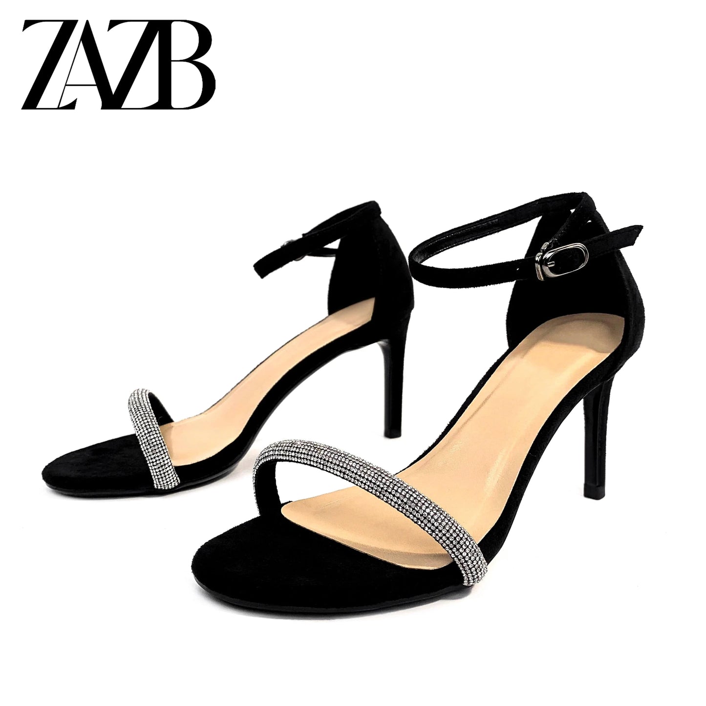 Luxury Customized Simple Shiny Designer Sandals Women's and Women's Fashion High Heel Sandals Women's Comfort