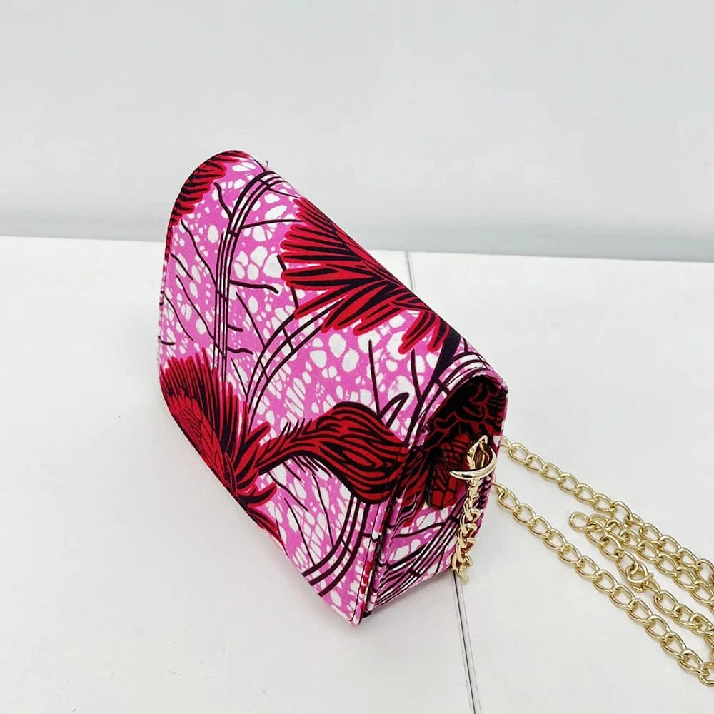 Luxury Design Ankara Wax Print Fabric Women Purse Set Wholesale Ankara African Style Print Bags African Handbag