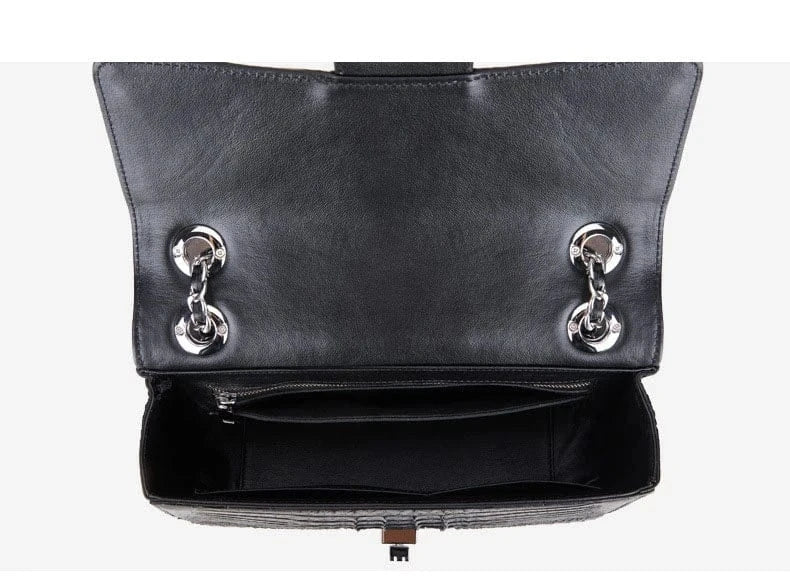 Luxury Designer Classic Modern Women Luxury Genuine Crocodile Leather Crossbody Shoulder Flap Bags Handbag Famous Brand Purse