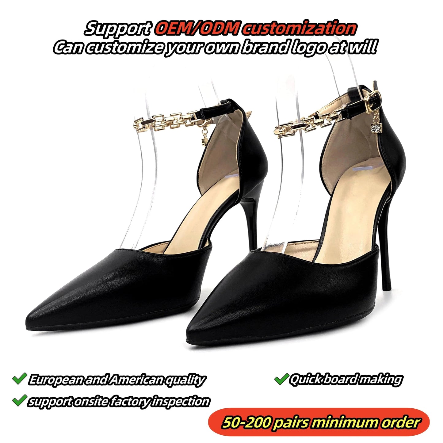luxury dress wedding bridal pointed end ladies high heel shoes women sandal office stiletto fashion Metal Chain heels designer