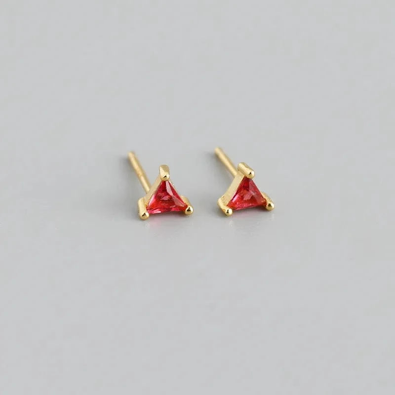 Luxury earrings studs set round cubic zirconia bezel setting diamond 925 gold plate piercing woman flower stud earrings jewelry