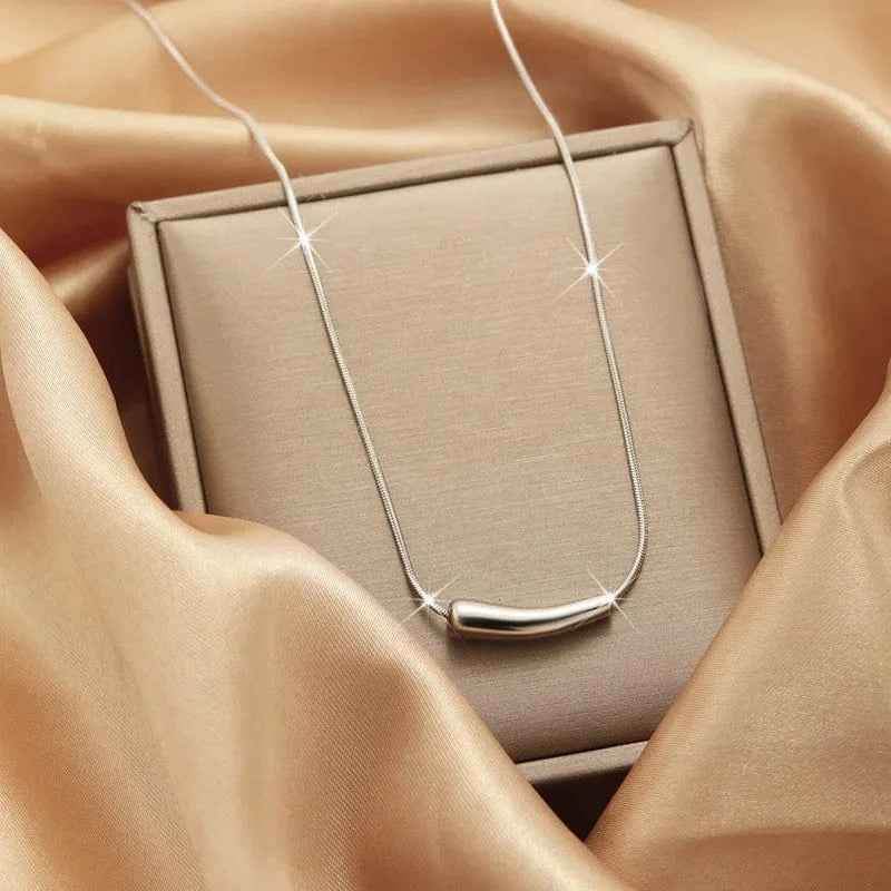 Luxury Shiny Stainless Steel 18k Gold Zircon Heart Butterfly Pendant Necklace Women Boutique Pearl Flower Leaf Necklace for Gift