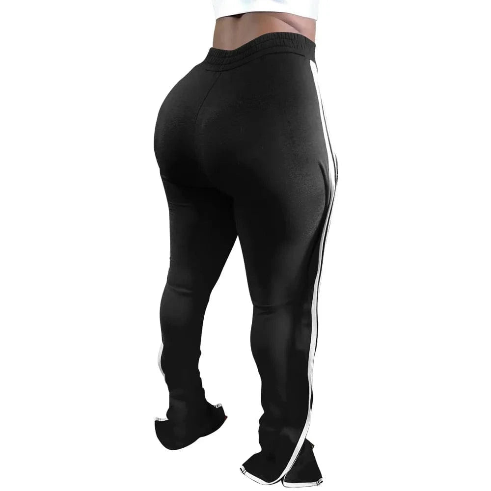 M / Black Cheap Wholesale Sweatpants Jogger Sports Yoga Women's Outdoor Sweat Pants Trouser For Lady