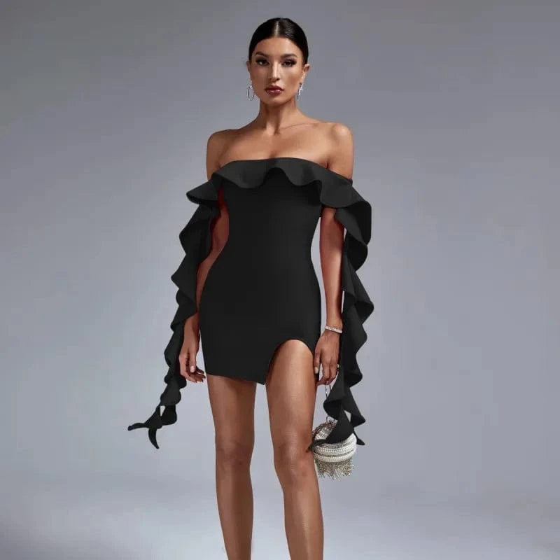 M / Black New design 2024 summer boutique party evening club wear designer sexy women's dresses