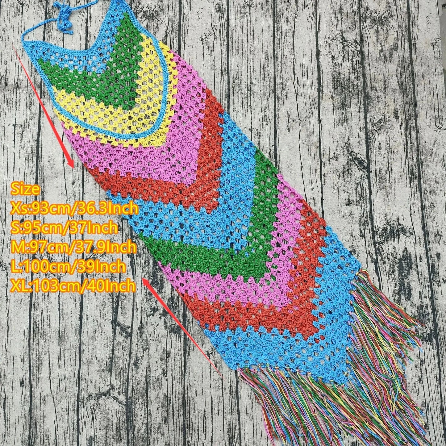 M / Blue 2024 summer popular XS-XL sleeveless maxi crochet beachwear knitted women's dresses