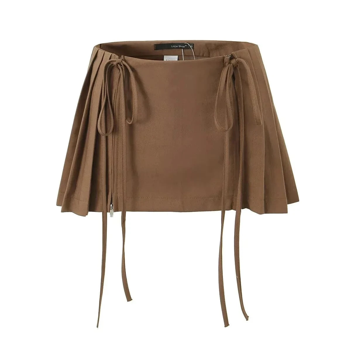M / Brown 2024 New arrivals fashion trendy prom boutique high quality pleated womens skirts