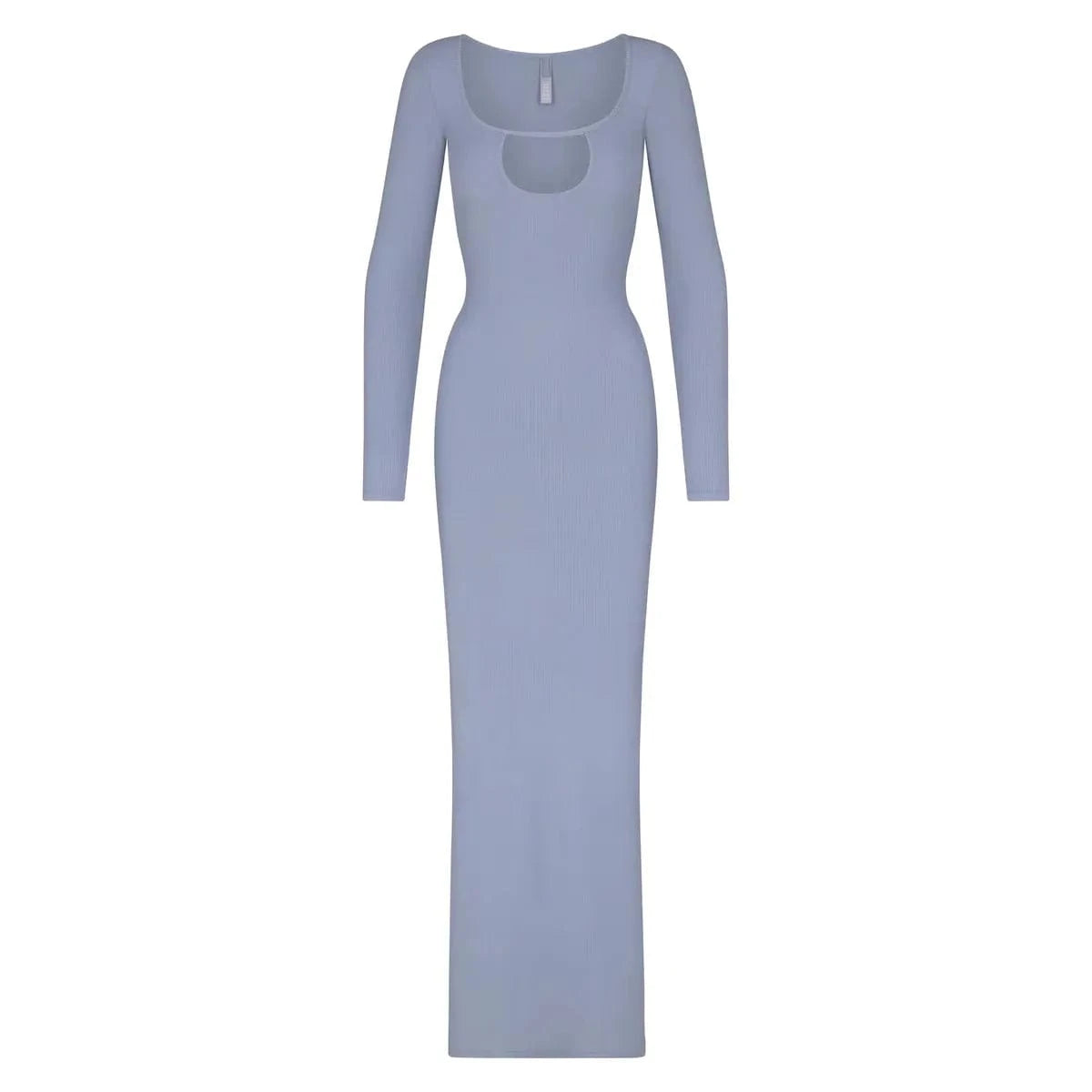 M / haze blue Wholesale 2024 Womens  sexy night dress maxi  a-line elegant bodycon dress autumn and winter  long black maxi dress