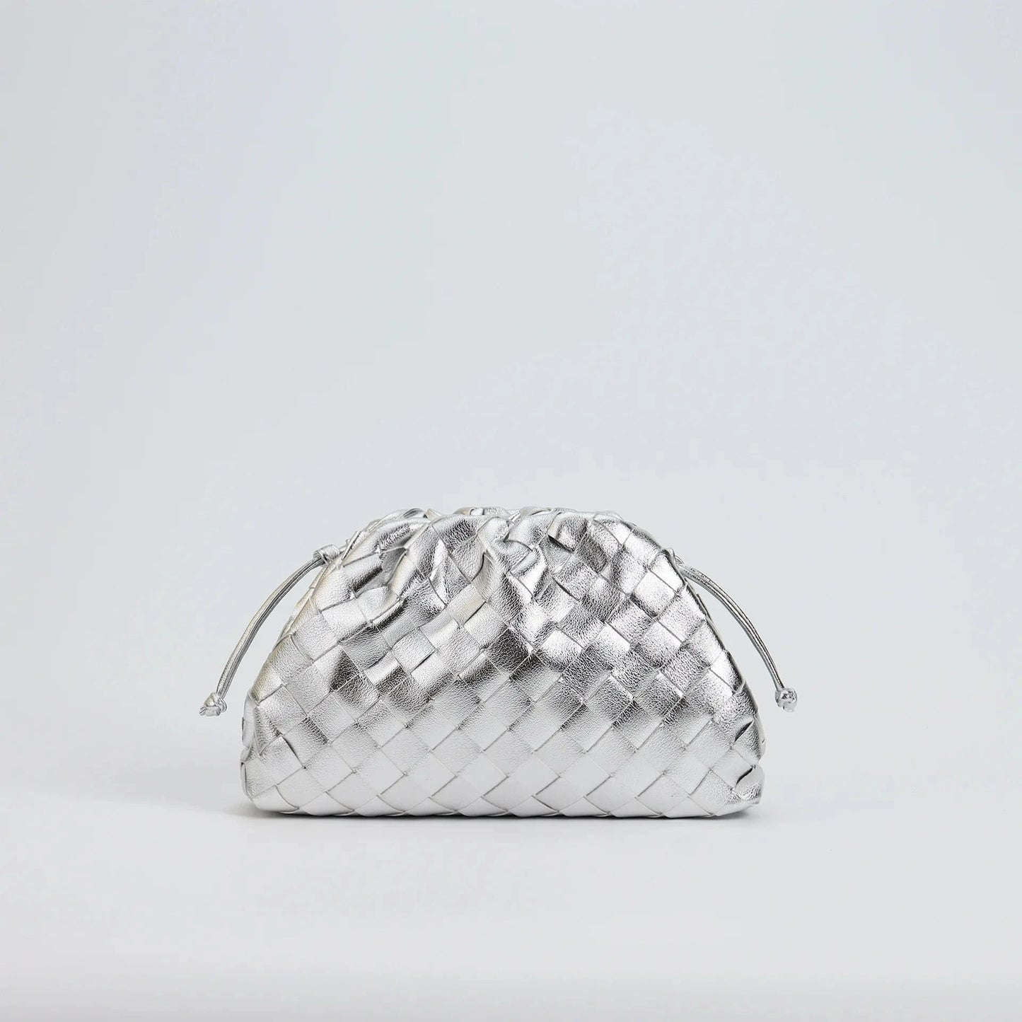 M / silver Trend 2024  Lightweight Woven Purses Clutch Designer Handbags Collection Ladies Luxury Bags Top Quality Dumpling Cloud Bag Jodie